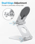 Stand for MagSafe Charger, OMOTON Foldable Phone Stand Holder for MagSafe Accessories, Not Include Charger or Cable, Compatible with iPhone 15/14/...